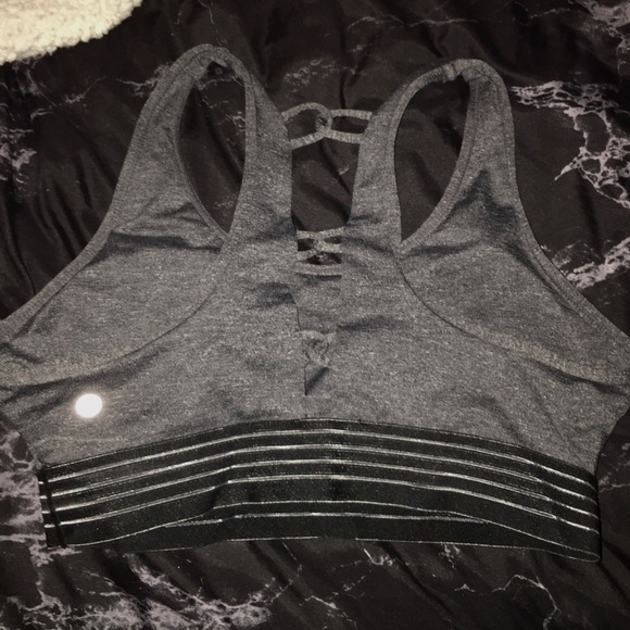 Gray Sports Bra - Picture 2 of 4